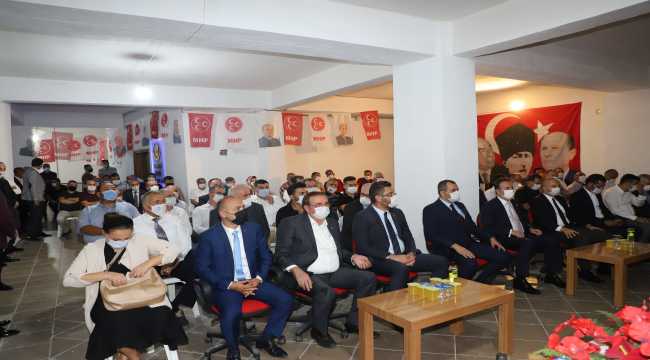 MHP'de Elmalı İlçe Başkanı Hasan Sert güven tazeledi
