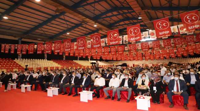 MHP Korkuteli İlçe Başkanlığına Medine Yapılmışev yeniden seçildi
