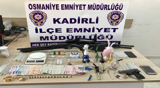 Osmaniye’de uyuşturucu operasyonu: 4 gözaltı