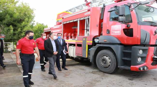 TBB'den Kırıkkale Belediyesine yeni itfaiye aracı desteği