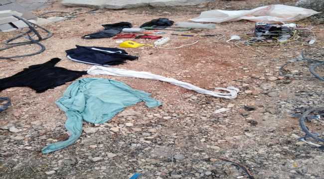 Elektrik kablosu çalan hırsız yakalandı