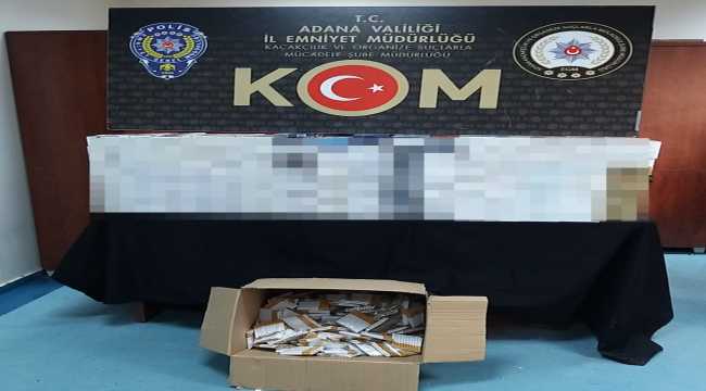 Adana'da kaçakçılık operasyonu: 5 gözaltı