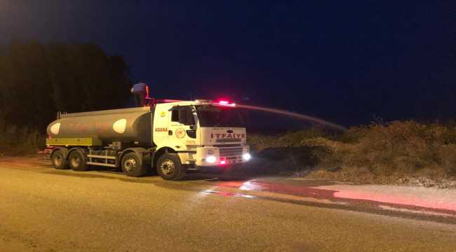 Adana'da makilik alanda çıkan yangın söndürüldü
