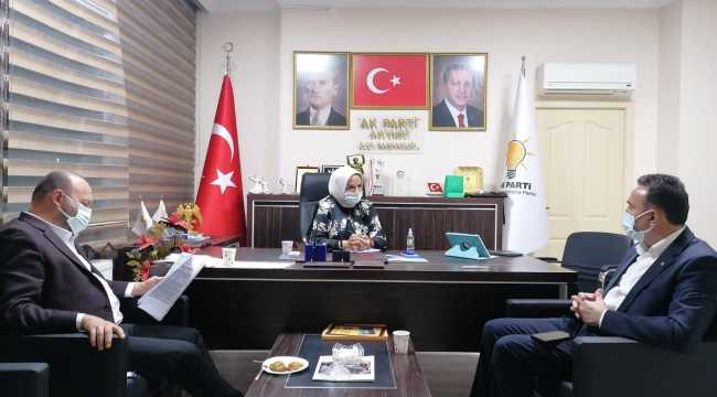 AK Parti Akyurt İlçe Başkanlığında temayül yoklaması yapıldı 