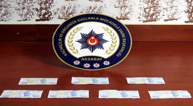Aksaray'da sahte para operasyonunda yakalanan 5 zanlı tutuklandı