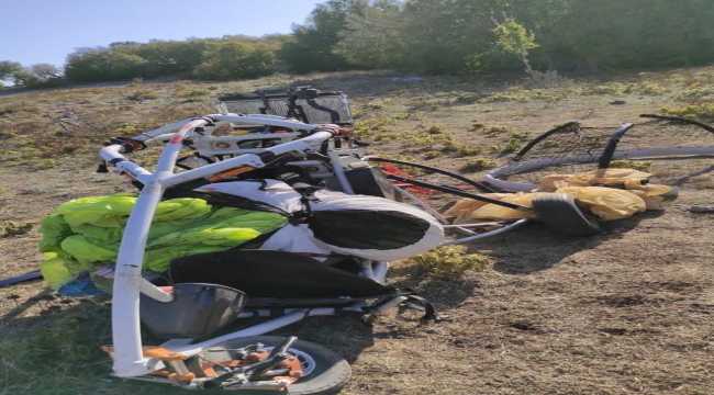 Amanoslar'da terör örgütü PKK'ya ait paramotor ele geçirildi