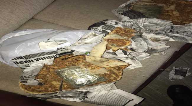 Antalya'da lahmacun dürümlerinin içinden uyuşturucu çıktı