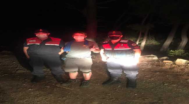 Antalya'da ormanlık alanda kaybolan Ukraynalı turist kurtarıldı