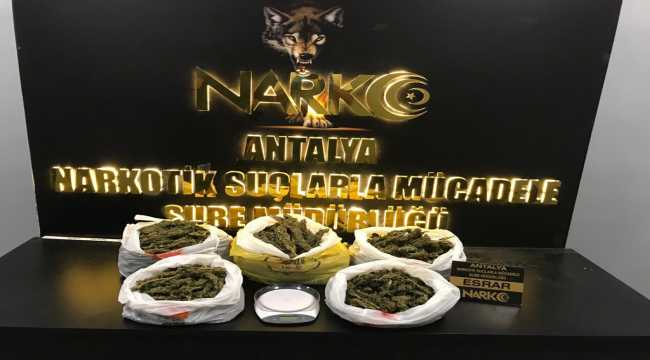 Antalya'da uyuşturucu operasyonu