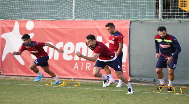 Aytemiz Alanyaspor, Göztepe maçı hazırlıklarını sürdürdü