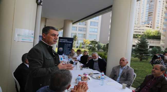 Başkan Şimşek İncek TOKİ sakinleriyle buluştu