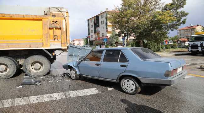 Çubuk'ta trafik kazası: 2 yaralı
