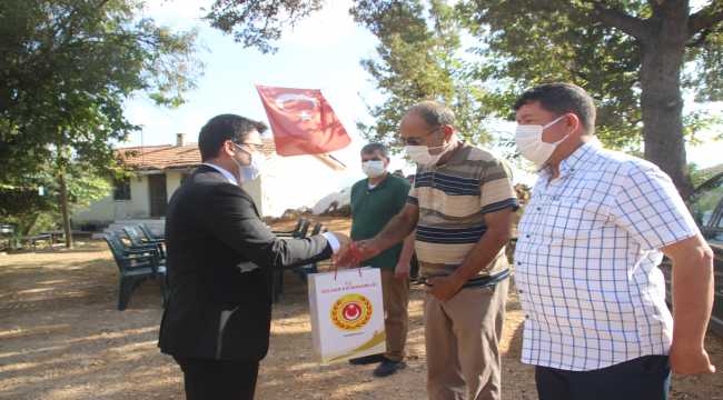 Gülnar Kaymakamı Bayraklı'dan şehit ailesine ziyaret
