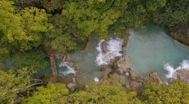 Gürleyik Çayı sonbahar renkleriyle hayran bırakıyor