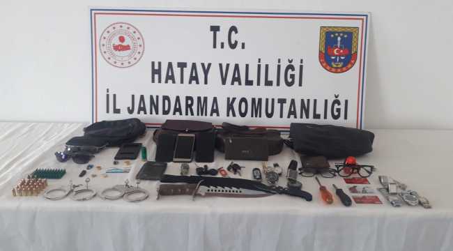 Hatay'da 5 hırsızlık şüphelisi tutuklandı