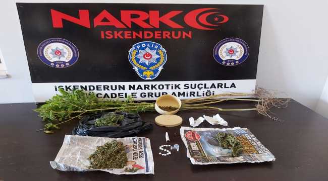 Hatay'daki uyuşturucu operasyonlarında 2 kişi gözaltına alındı 