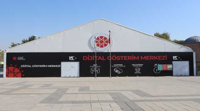 İletişim Başkanlığı Dijital Gösterim Merkezi'nde