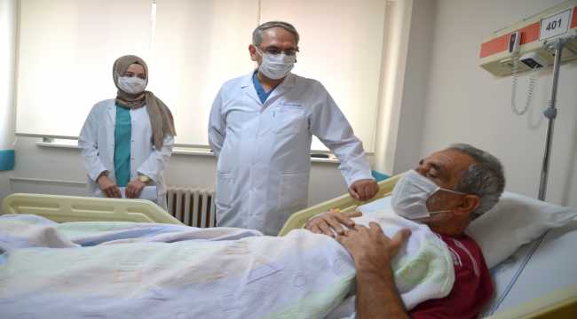 İnme hastası hava ambulansıyla getirildiği Konya'da sağlığına kavuştu