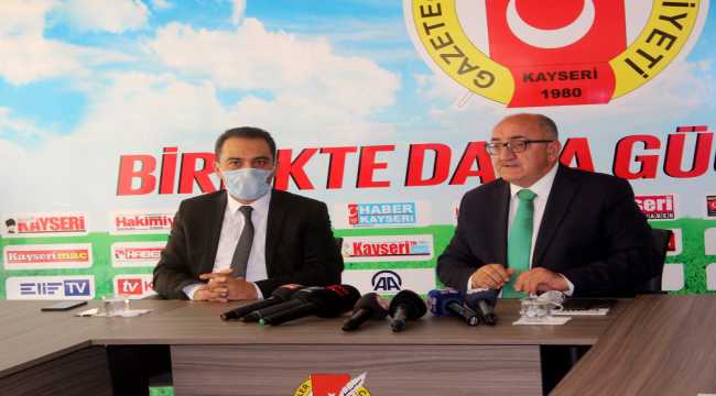 İYİ Parti İl Başkanı Ataman'dan Kayseri Gazeteciler Cemiyeti'ne ziyaret
