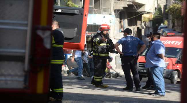 Kahramanmaraş'ta metruk binada yangın