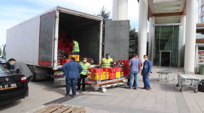 Karaman OSB Müdürlüğünden sağlık çalışanlarına destek