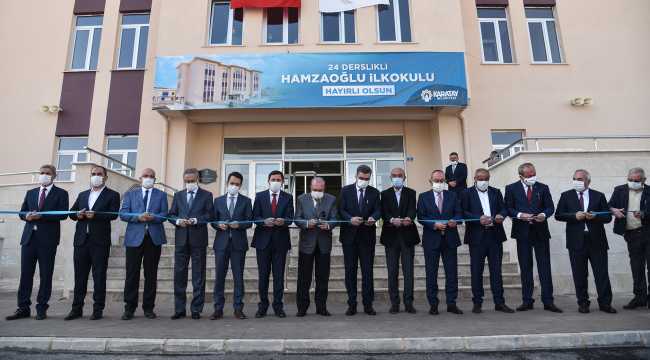 Karatay Hamzaoğlu İlkokulu, törenle hizmete açıldı