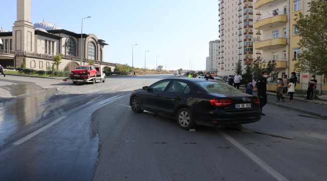 Kayseri'de trafik kazası: 2 yaralı