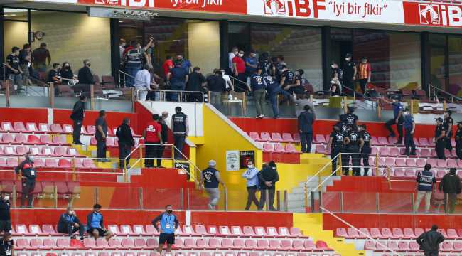Kayserispor Kulübünden Sivasspor maçında tribünde yaşanan olaylara kınama