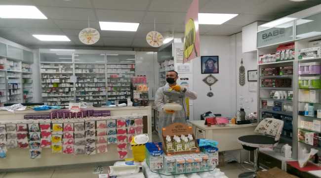 Kırıkkale'de dezenfekte çalışmaları devam ediyor