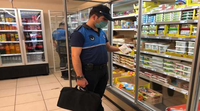 Kırıkkale'de zabıtadan etiket ve raf ömrü denetimi