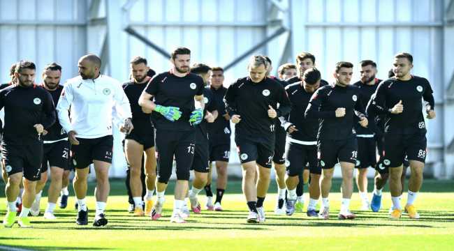 Konyaspor'da Gaziantep FK maçının hazırlıkları tamamlandı