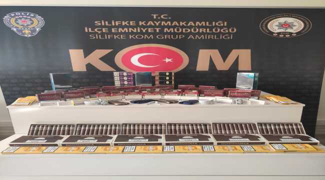 Mersin'de kaçakçılık operasyonu
