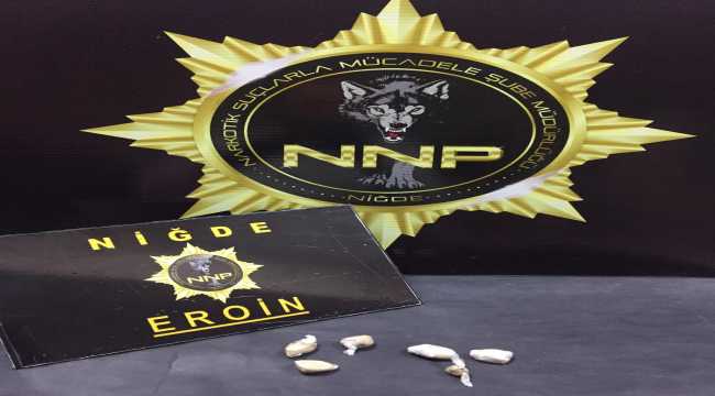 Niğde'deki uyuşturucu operasyonunda 2 şüpheli gözaltına alındı 