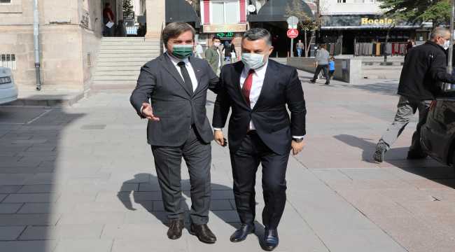 RTÜK Başkanı Şahin, Vali Aydoğdu ve Belediye Başkanı Dinçer'i ziyaret etti
