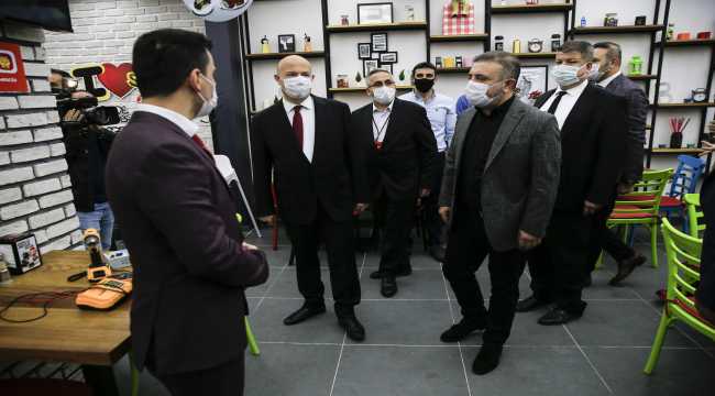 Sincan'da iş yerlerinde Kovid-19 tedbirleri denetlendi
