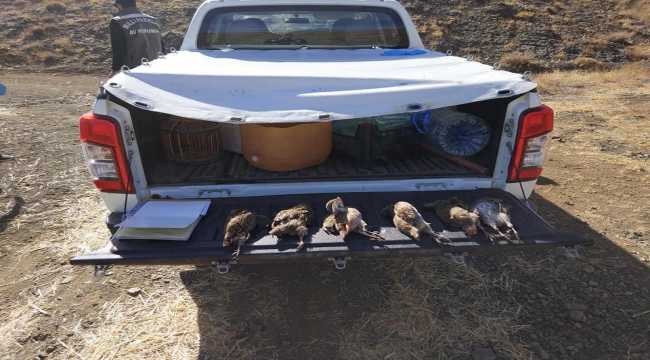 Sivas'ta kaçak avlanan 13 kişiye 25 bin lira ceza 