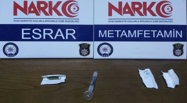 Sivas'ta uyuşturucuyla mücadele 