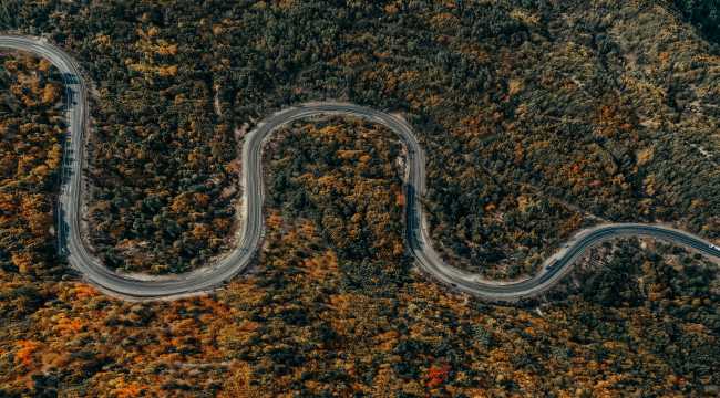 Sivas'taki Geminbeli Geçidi sonbaharda bir başka güzel
