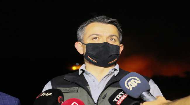 Tarım ve Orman Bakanı Bekir Pakdemirli: (Hatay'ın İskenderun ilçesindeki orman yangını) Yerleşim yerlerinde önemli bir zarar yok.