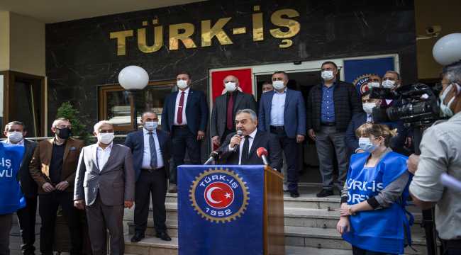 Türk-İş'ten torba yasa teklifine karşı 81 ilde açıklama