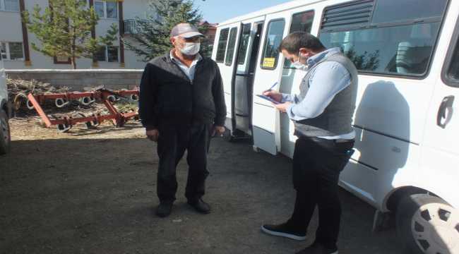 Ulaş'ta öğrenci servisleri denetlendi