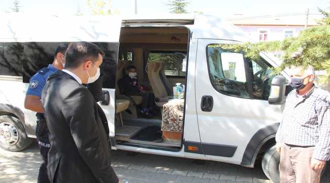 Yalıhüyük'de öğrenci servislerine sıkı denetim