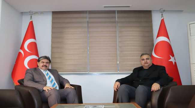 AA Adana Bölge Müdürü Firik'ten, MHP İl Başkanı Bünyamin Avcı'ya ziyaret 