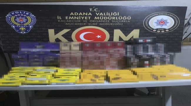 Adana'da kaçakçılık operasyonu: 3 gözaltı