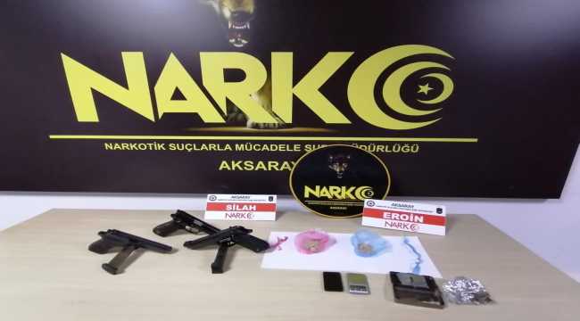Aksaray'da uyuşturucu tacirleri tutuklandı