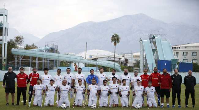 Ampute Milli Futbol Takımı, Avrupa Şampiyonası'nın hazırlıklarına Antalya kampında devam ediyor