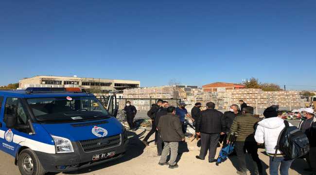 Ankara'da 'bit pazarı'na polis müdahalesi