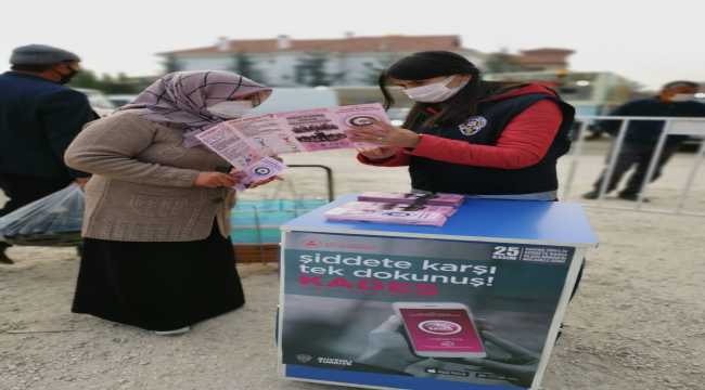 Antalya'da kadına yönelik şiddete dikkat çekildi