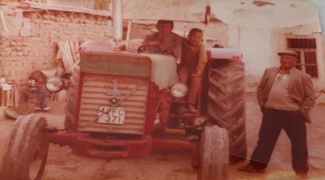 Baba yadigarı traktöre 27 yıl sonra yeniden kavuştu 