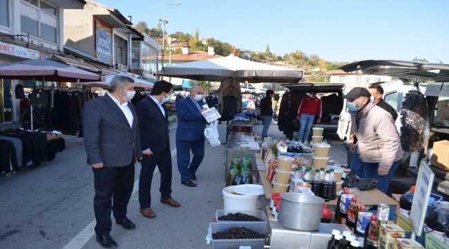 Bünyan'da Kaymakam Şahin ve Başkan Altun'dan pazarda denetim